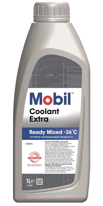 Готовый к применению антифриз Mobil Coolant Extra
