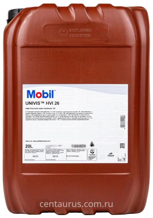 Гидравлическое масло Mobil Univis HVI 26