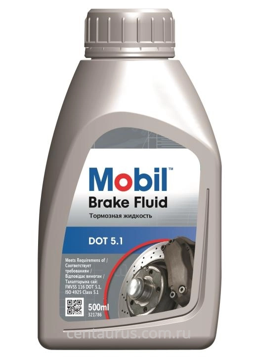 Тормозная жидкость Mobil Brake Fluid DOT 5.1