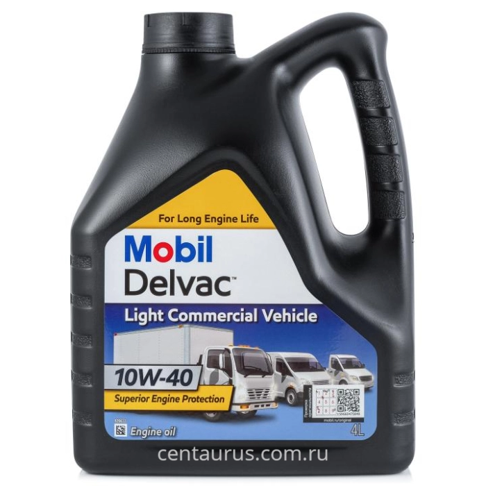 Моторное масло Mobil Delvac Light Commercial Vehicle 10W-40 полусинтетическое