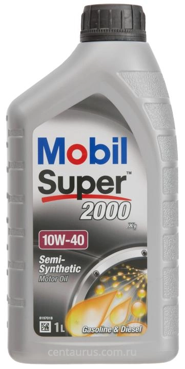 Моторное масло Mobil Super 2000 x1 10W-40 полусинтетическое