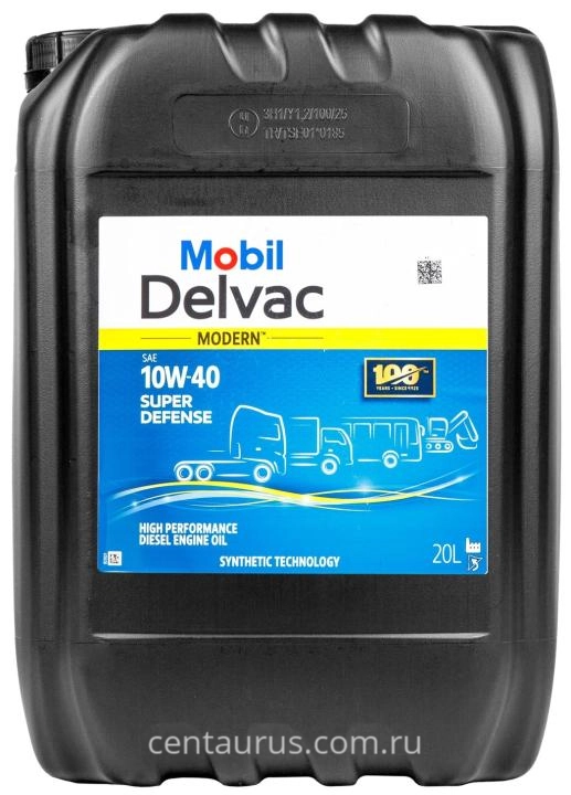Моторное масло Mobil Delvac Modern 10W-40 Super Defense синтетическое