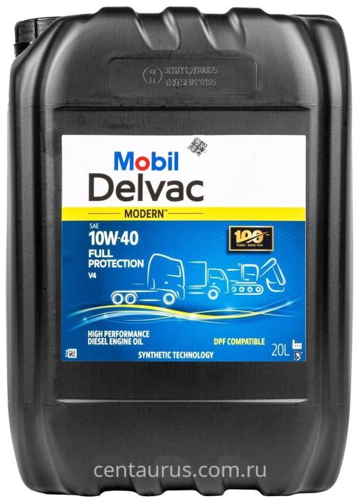 Моторное масло Mobil Delvac Modern 10W-40 Full Protection V4 синтетическое