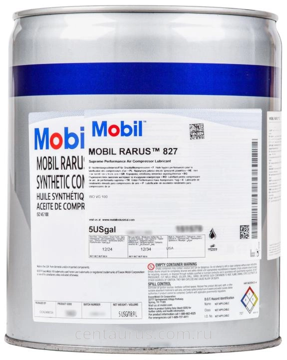 Компрессорное масло Mobil Rarus 827