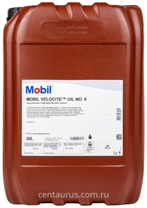 Шпиндельное масло Mobil Velocite Oil No. 6