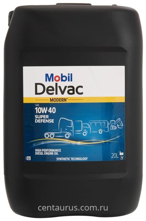 Моторное масло Mobil Delvac Modern 10W-40 Super Defense синтетическое